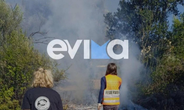 Μεγάλη φωτιά τώρα στην Εύβοια - Κοντά σε γνωστό ξενοδοχείο οι φλόγες