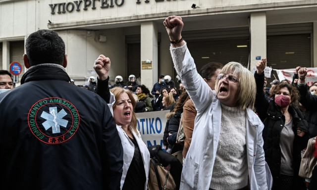 Three-day strike mobilization in public hospitals