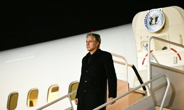 O Μπλίνκεν έφτασε στο Βουκουρέστι