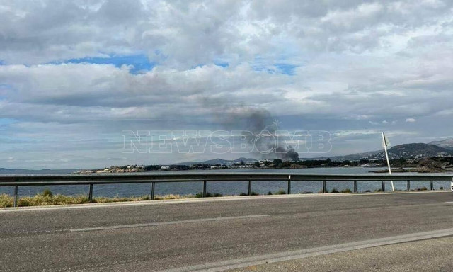 Λαγονήσι: Τρόμαξαν από τους καπνούς - Ελεγχόμενη η καύση σε ξενοδοχείο