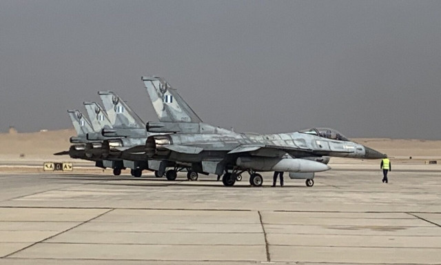 Εντυπωσιακές εικόνες από αεροπορική άσκηση Ελλάδας-Αιγύπτου «ΜIΝΑ ΙΙ»