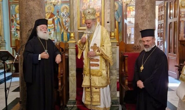 Ενθρόνιση Μητροπολίτη Ταμιάθεως από Πατριάρχη Αλεξανδρείας