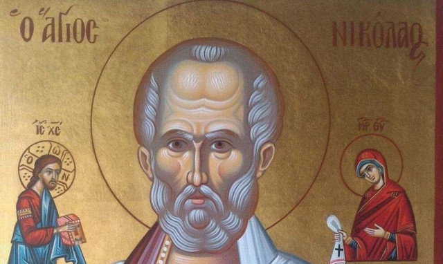 Υποδοχή λειψάνου του Αγίου Νικολάου στην Ανάκασα