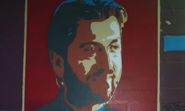 Κιβωτός του κόσμου: Έσβησαν γκράφιτι του πατέρα Αντώνιου στο Μεσολόγγι