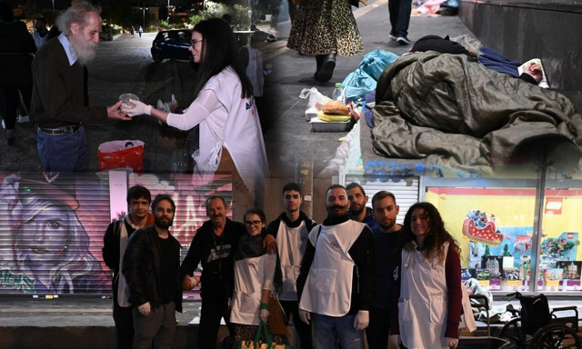 Δείπνο αληθινής Αγάπης στη σκοτεινή Αθήνα που δεν θέλουμε να βλέπουμε