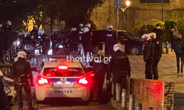 Θεσσαλονίκη: Έξι προσαγωγές μετά τα επεισόδια στο κέντρο