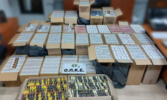 Ροδόπη: Κατασχέθηκαν 16.500 πακέτα λαθραίων τσιγάρων