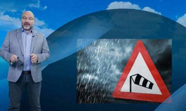 Καιρός- Αρναούτογλου: Έρχονται νοτιάδες έως 11 μποφόρ και βροχοπτώσεις