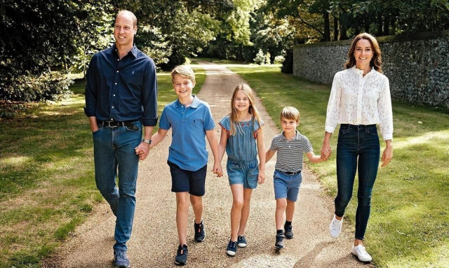 Η χριστουγεννιάτικη κάρτα του Ουίλιαμ και της Κέιτ