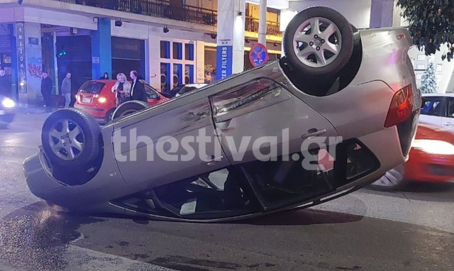 Θεσσαλονίκη: Ακόμη ένα σοβαρό τροχαίο - Μία γυναίκα στο νοσοκομείο