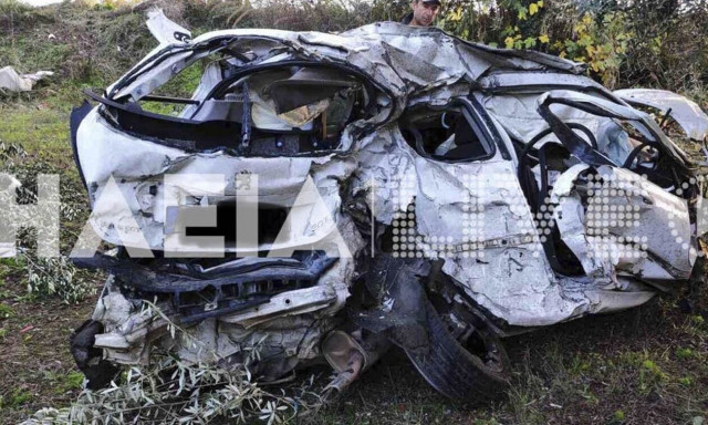 Τραγωδία στην Ηλεία: Θανατηφόρο τροχαίο στην Εθνική Πύργου-Κυπαρισσίας