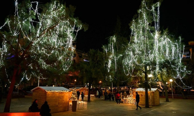 χριστουγεννιάτικα χωριά στην Αθήνα