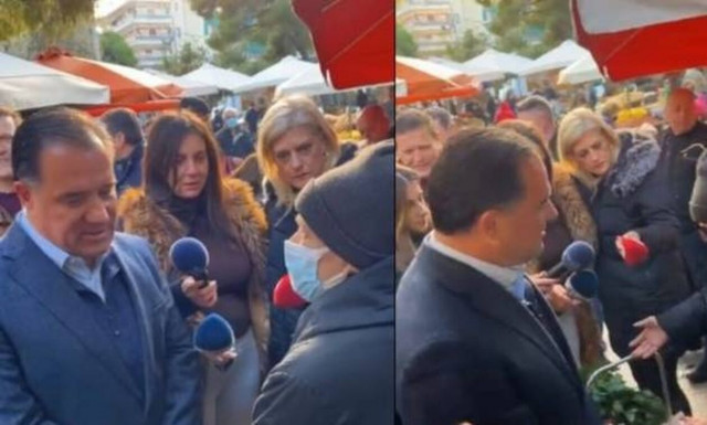 Επικός διάλογος σε λαϊκή με Άδωνι και γιαγιά για τις τιμές