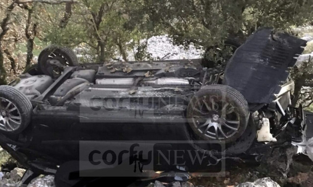 Κέρκυρα: Αυτοκίνητο έπεσε σε γκρεμό 20 μέτρων