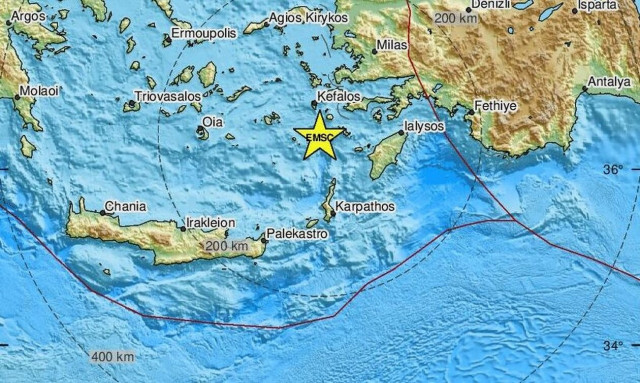 Σεισμός κοντά σε Τήλο και Νίσυρο - Αισθητός στα Δωδεκάνησα (pics)