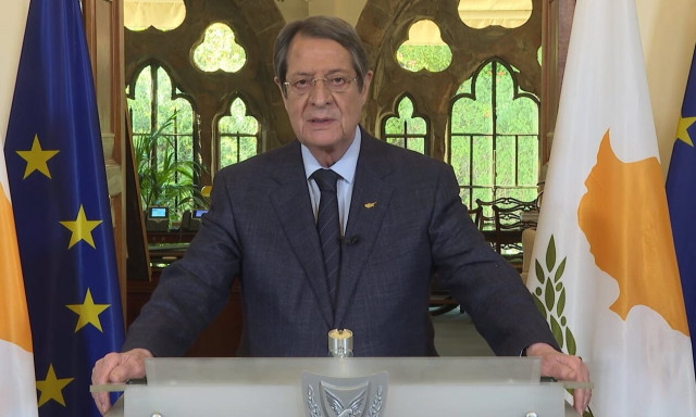 Σε κλίμα συγκίνησης το πρωτοχρονιάτικο μήνυμα του Νίκου Αναστασιάδη