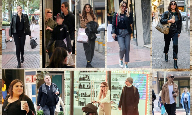 Για ψώνια πριν το ρεβεγιόν της Πρωτοχρονιάς οι celebrities!