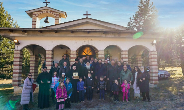 Εορτασμός Οσίου Σεραφείμ του Σάρωφ στο Χιονοδρομικό Κέντρο Σελίου