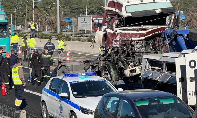 Αθηνών-Λαμίας: Πλήρης αποκατάσταση της κυκλοφορίας μετά την καραμπόλα