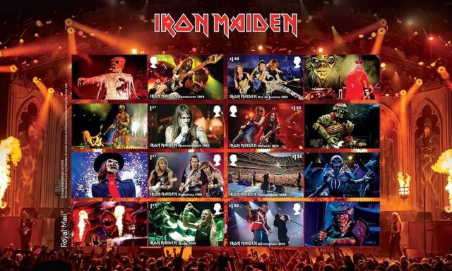 Βρετανικά Ταχυδρομεία: Οι Iron Maiden γίνονται συλλεκτικά γραμματόσημα