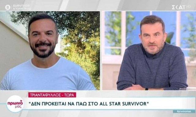 Χαμός στον «αέρα» του ΣΚΑΪ με Τριαντάφυλλο