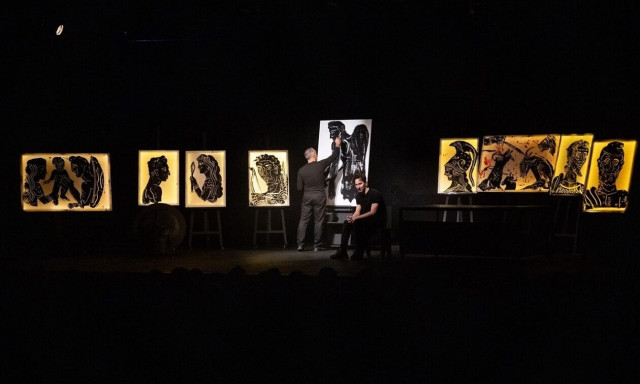 Έκθεση με τα έργα από την παράσταση «Αίας»