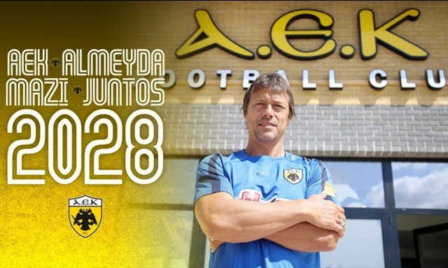 AEK: Επίσημο! Στην «Ένωση» ως το 2028 ο Ματίας Αλμέιδα