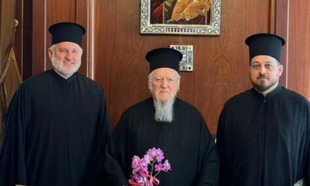 Ο Αρχιεπίσκοπος Αμερικής Ελπιδοφόρος στο Φανάρι