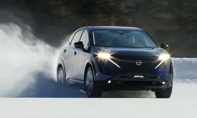 Δείτε την τετρακίνηση του ηλεκτρικού Nissan Ariyga στα χιόνια (Video)