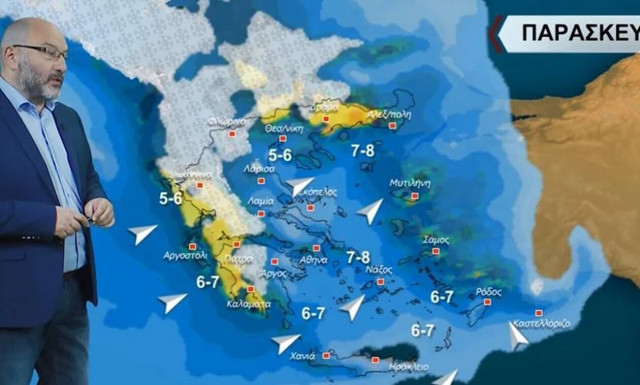 Προειδοποίηση Αρναούτογλου: Έρχεται «γερή» κατεβασιά κρύου - Σε αυτές τις περιοχές θα χιονίσει