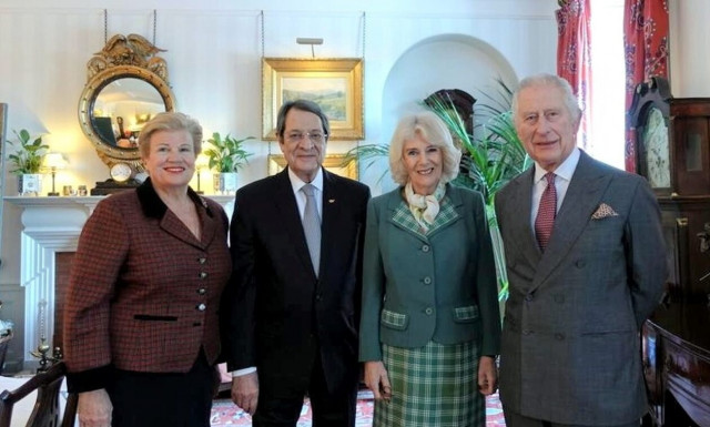 Ο Νίκος Αναστασιάδης συνάντησε τον βασιλιά Κάρολο στο Μπαλμόραλ