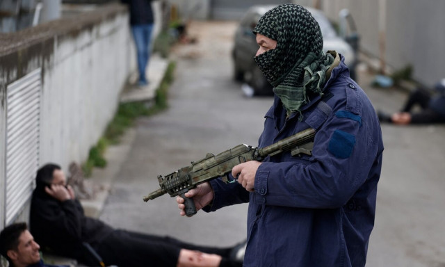 Θεσσαλονίκη: Προσομοίωση στην ΕΛΑΣ - Ενεργός εκτελεστής μπαίνει στο Αστυνομικό Μέγαρο