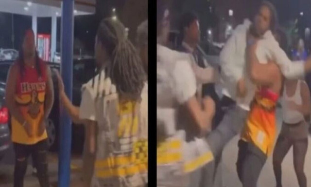 Ατρόμητος τύπος πλακώνεται με 8 άτομα και κανείς δεν μπορεί να τον κάνει... καλά