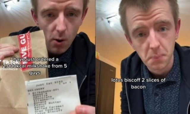 Ο TikToker που παρήγγειλε το πιο αηδιαστικό ρόφημα: Σοκολάτα με μπέικον