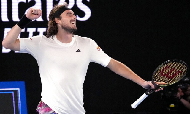 Στέφανος Τσιτσιπάς: Το ξέσπασμα χαράς μετά την πρόκριση στους «4» του Australian Open