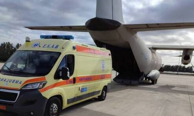 Αεροδιακομιδή από Ζάκυνθο σε Πάτρα εν μέσω κακοκαιρίας για 40χρονο με εγκεφαλικό