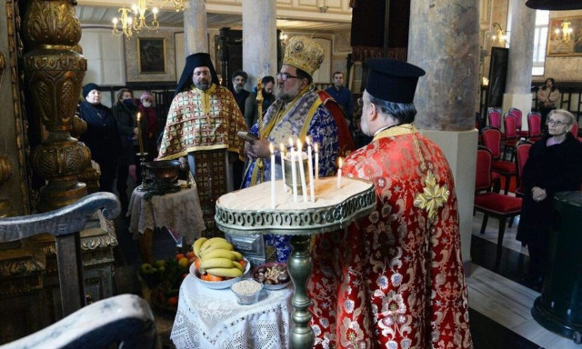 Η πανήγυρη του Αγίου Τρύφωνα στο Μετόχι του Παναγίου Τάφου στην Κωνσταντινούπολη