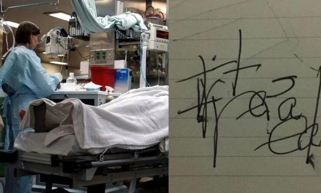 Γυναίκα ήταν κλινικά νεκρή για 27 λεπτά και όταν ξύπνησε, έγραψε ένα ανατριχιαστικό μήνυμα