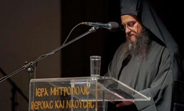 H Μονή Βατοπαιδίου δίπλα στους πολύτεκνους της Μητροπόλεως Βεροίας