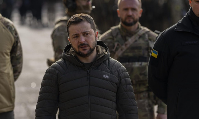 Στο Παρίσι ο πρόεδρος της Ουκρανίας Βολοντίμιρ Ζελένσκι