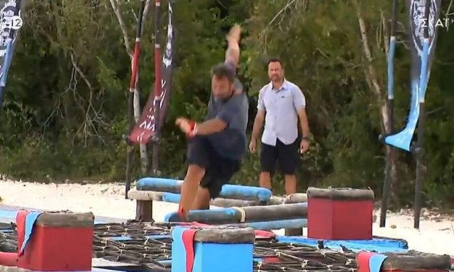 Survivor All Star: Σκόνταψε και χτύπησε ο Στέλιος Χανταμπάκης - «Πάγωσαν» οι παίκτες