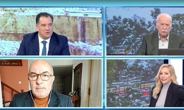 «Κοκορομαχία» Άδωνι Γεωργιάδη - Γιώργου Λεχουρίτη στον ΑΝΤ1 για το «καλάθι του νοικοκυριού»