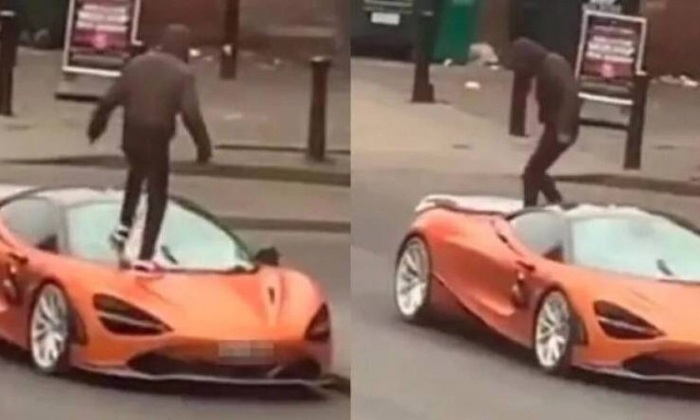 Άνδρας προκάλεσε ζημιές αξίας χιλιάδων ευρώ αφού πήδηξε πάνω σε υπερπολυτελές αυτοκίνητο