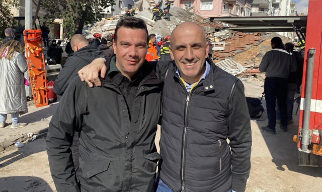 Σεισμός Τουρκία: Το συγκινητικό «ευχαριστώ» του Γιώργου Σιδέρη στον Μανώλη Κωστίδη