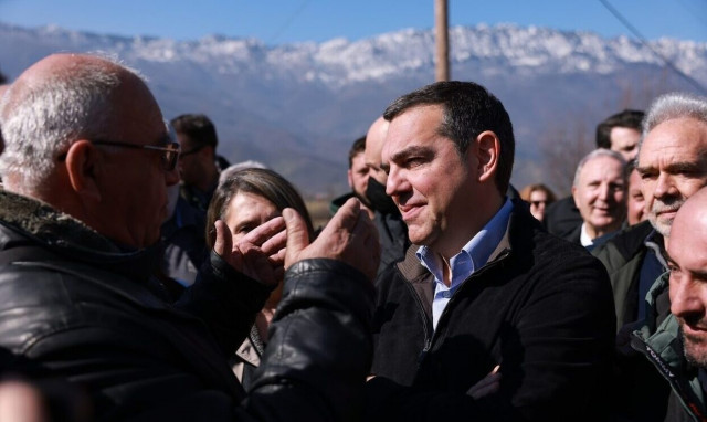 Tsipras is visiting the regions of Trikala and Karditsa
