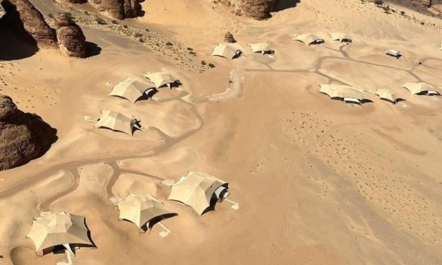 Σουίτες σαν σκηνές νομάδων, σε θέρετρο στη Σαουδική Αραβία