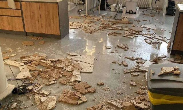 ΑΠΘ: Κατέρρευσε η οροφή στην Οδοντιατρική - Τι λέει ο πρύτανης