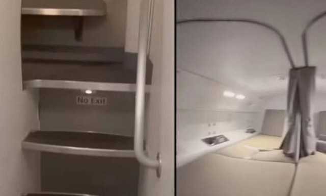 Πιλότος αποκαλύπτει τη μυστική σκάλα στα αεροσκάφη που οδηγεί στις καμπίνες του πληρώματος