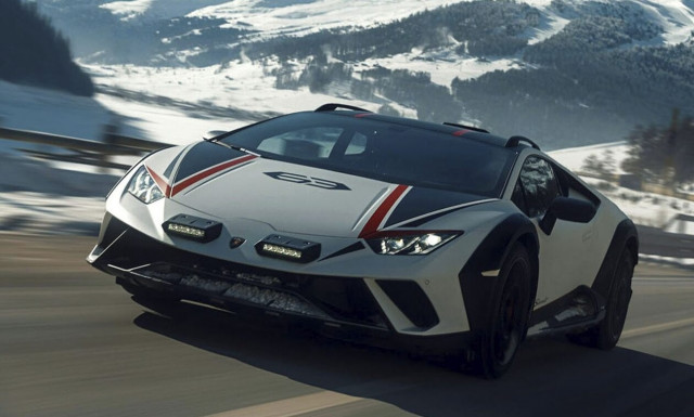 Lambo on ice: Δείτε την Huracan Sterrato στα χιόνια
