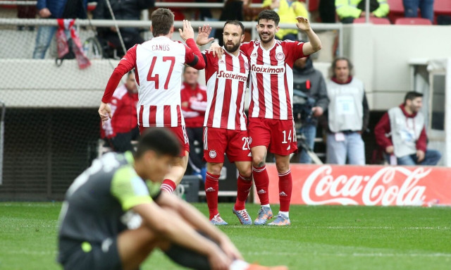 Super League, Ολυμπιακός – Λεβαδειακός 6-0: «Καταιγιστικός» πριν την ΑΕΚ στην «OPAP Arena»